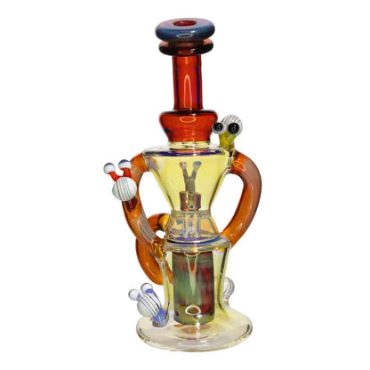 9" Snail Fancy Glass Water Pipe | Unique Artistic Design
