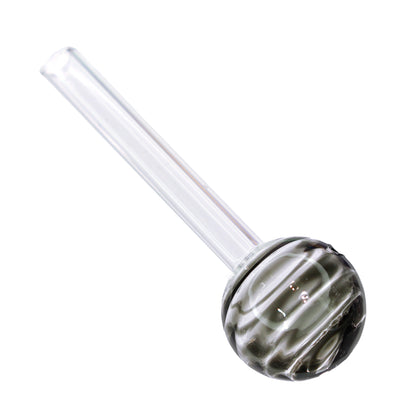 4 in - Multicolor Twisted Head Oil Burner Clear Body