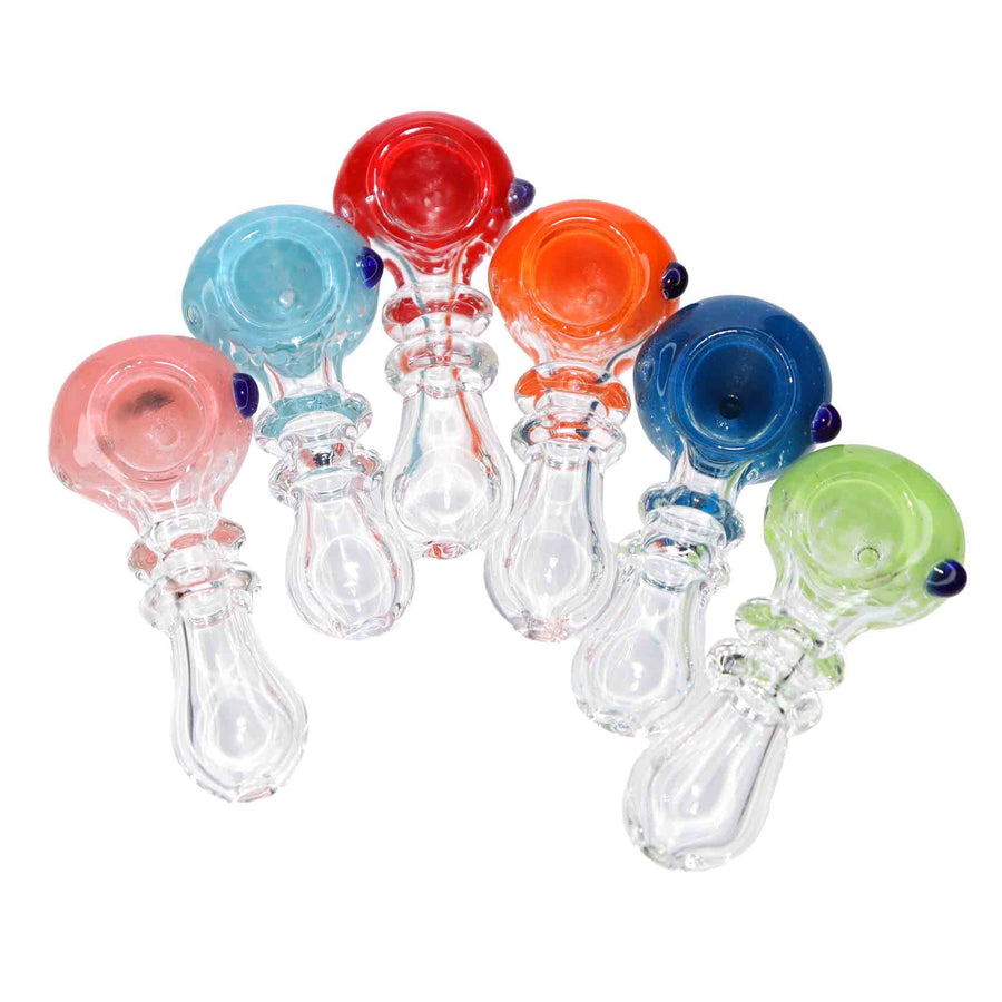 3.5 Inch Wholesale Glass Hand Pipe Spoon, Bulk