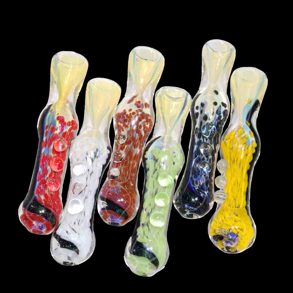 16 PCS - Opal Dot Fusion Glass Hand Pipe Jar | High-Turnover Wholesale Essential