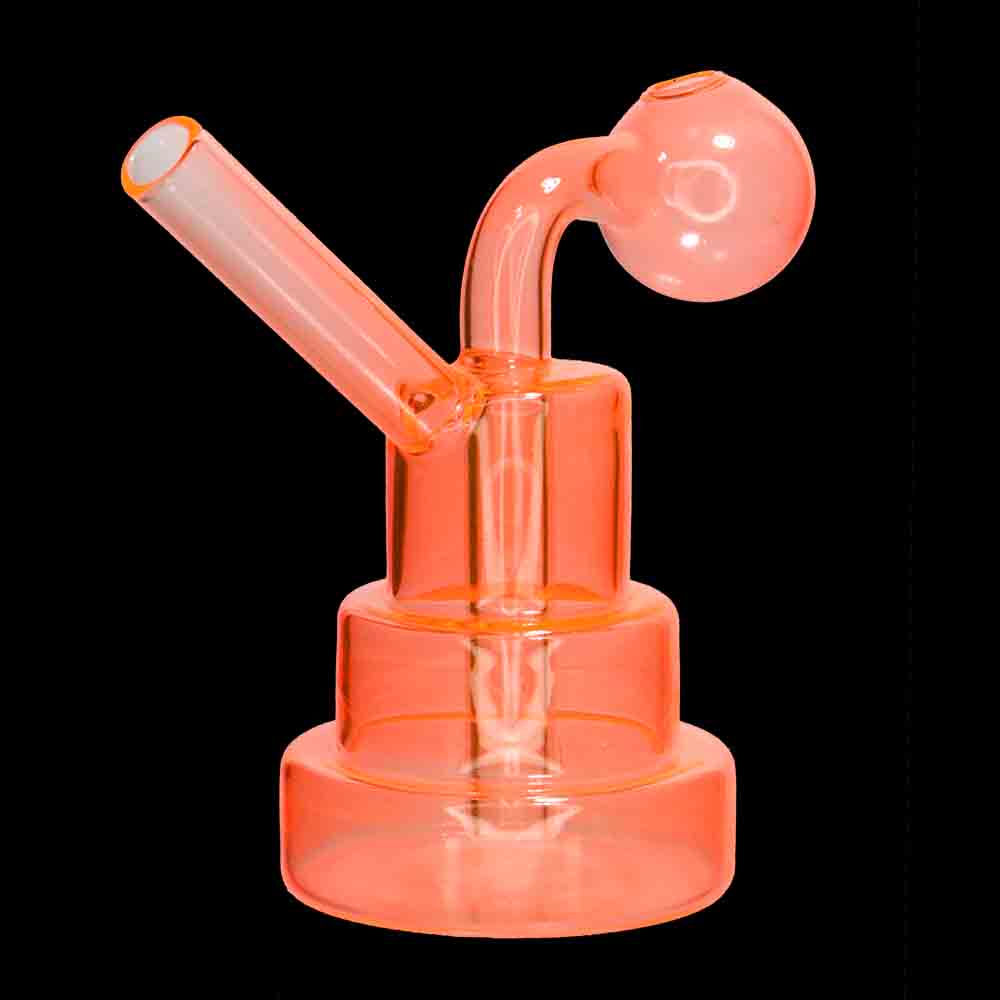 Stacked Neon Oil Burner Water Pipe – 5" | Assorted Bright Colors | Wholesale