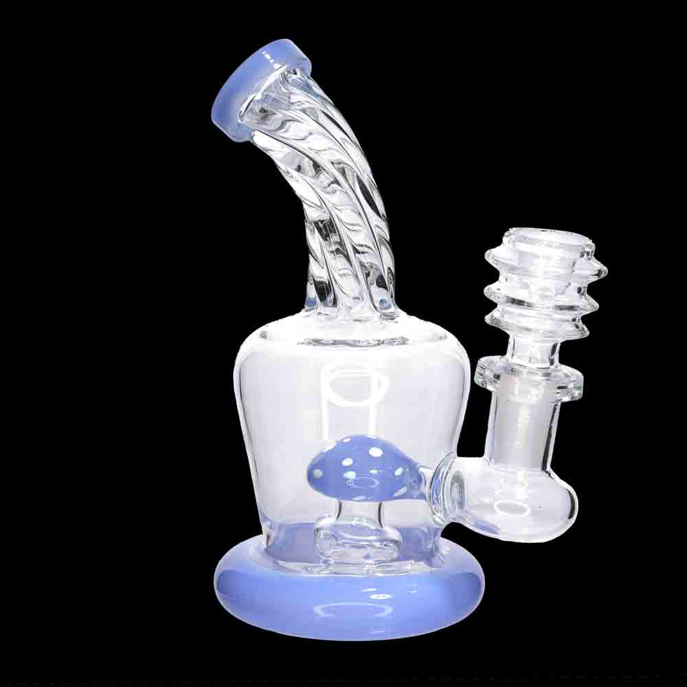 🍄 Pastel Mushroom Mini Water Pipe – 6 Inch | Cute Novelty Compact Bong