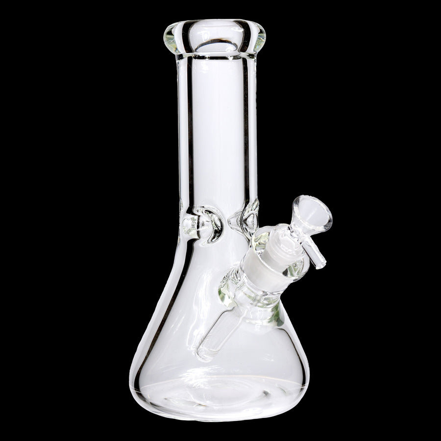 10 Inch Clear Beaker Glass Bong, 9mm
