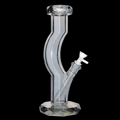 14" Heavy Diamond Water Pipe | Wholesale Smoke Shop Best Seller Thick Glass