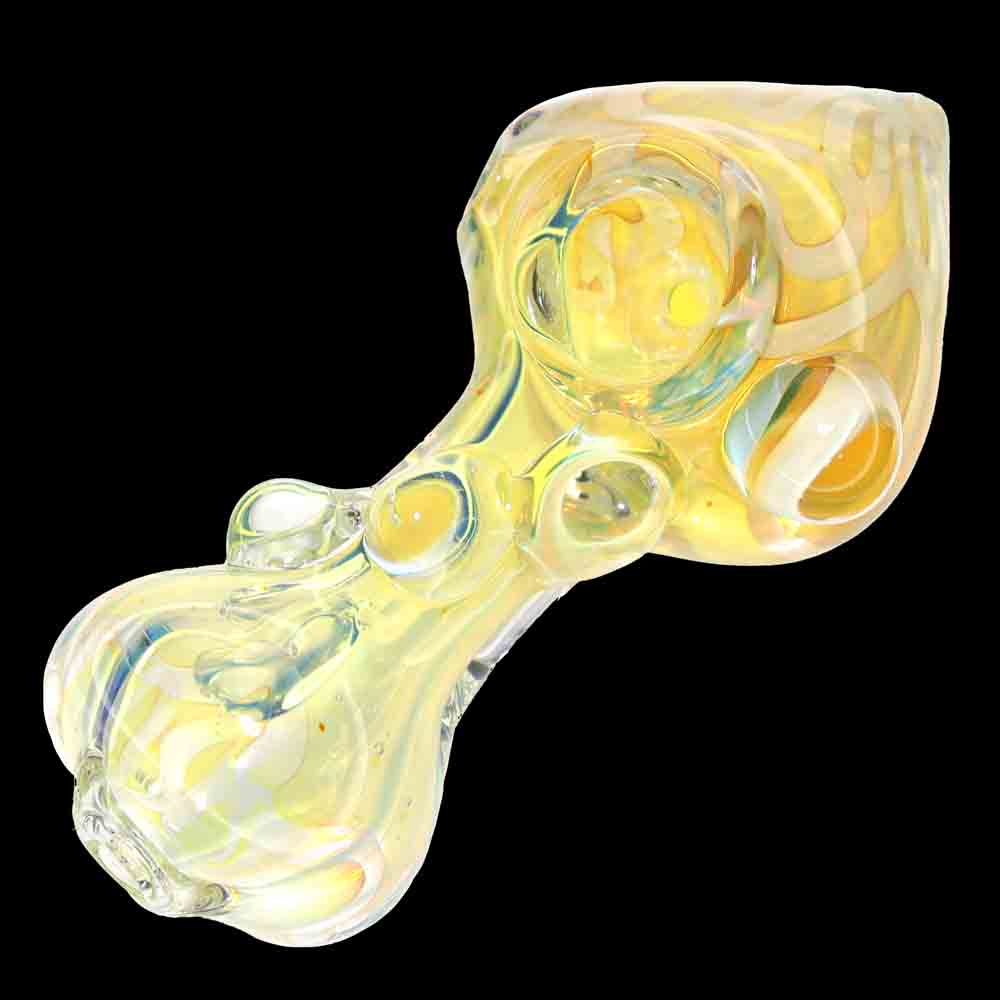 4.5 Inch Fumed Hammer-Style Glass Hand Pipe