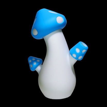 Mushroom-Shaped Silicone Water Pipe – Assorted Colors Wholesale