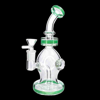 💎🔥 9” Recycler Style Bong – Smooth Hits w/ Functional Design