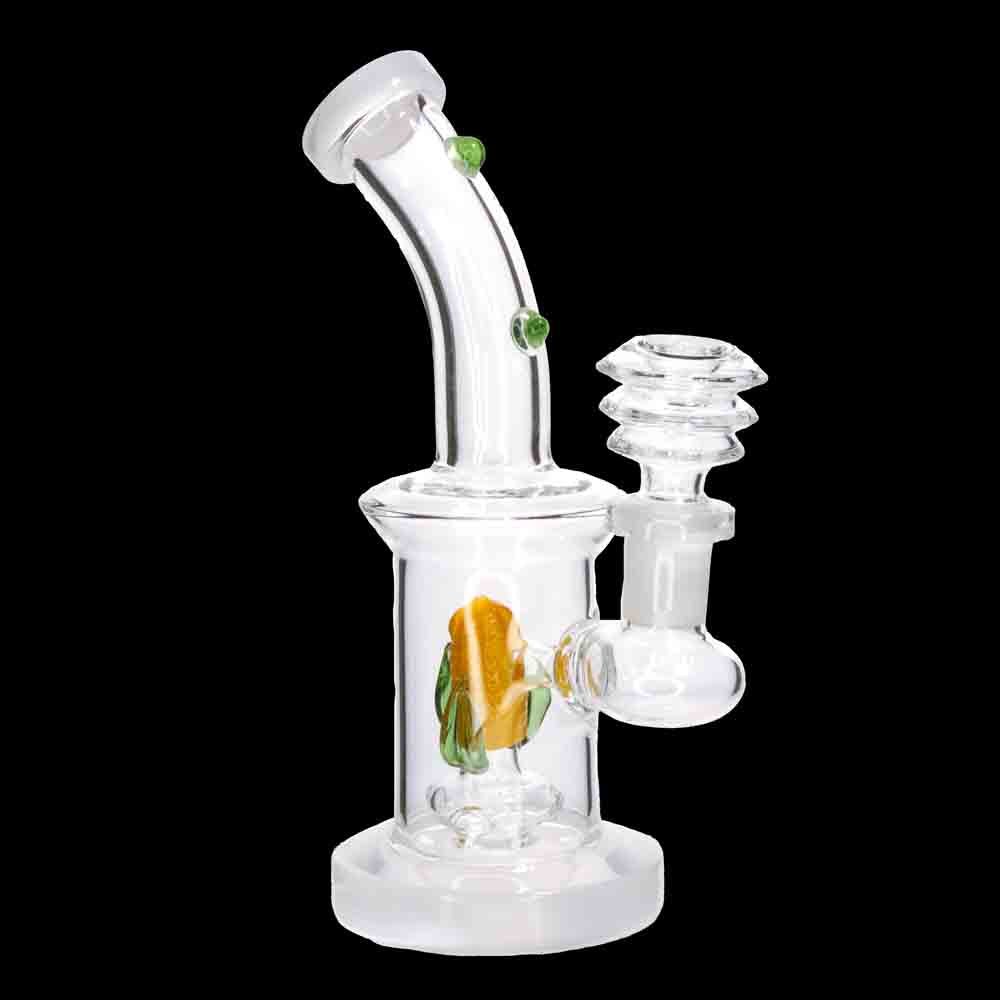 7" Corn Perc Rig Water Pipe | Wholesale Glass Bongs