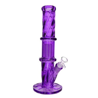 NEW 15 Inch Color Straight Tube Bong – 1 Chamber | Wholesale Glass
