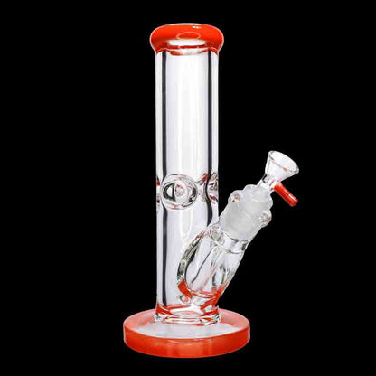 💪🔥 10” Straight Tube Bong – 9MM Thick Glass w/ Extra Heavy Base