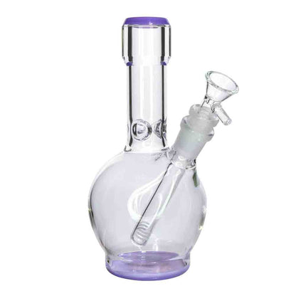 8" Color Base Glass Bong with Diffused Downstem – Wholesale Water Pipe