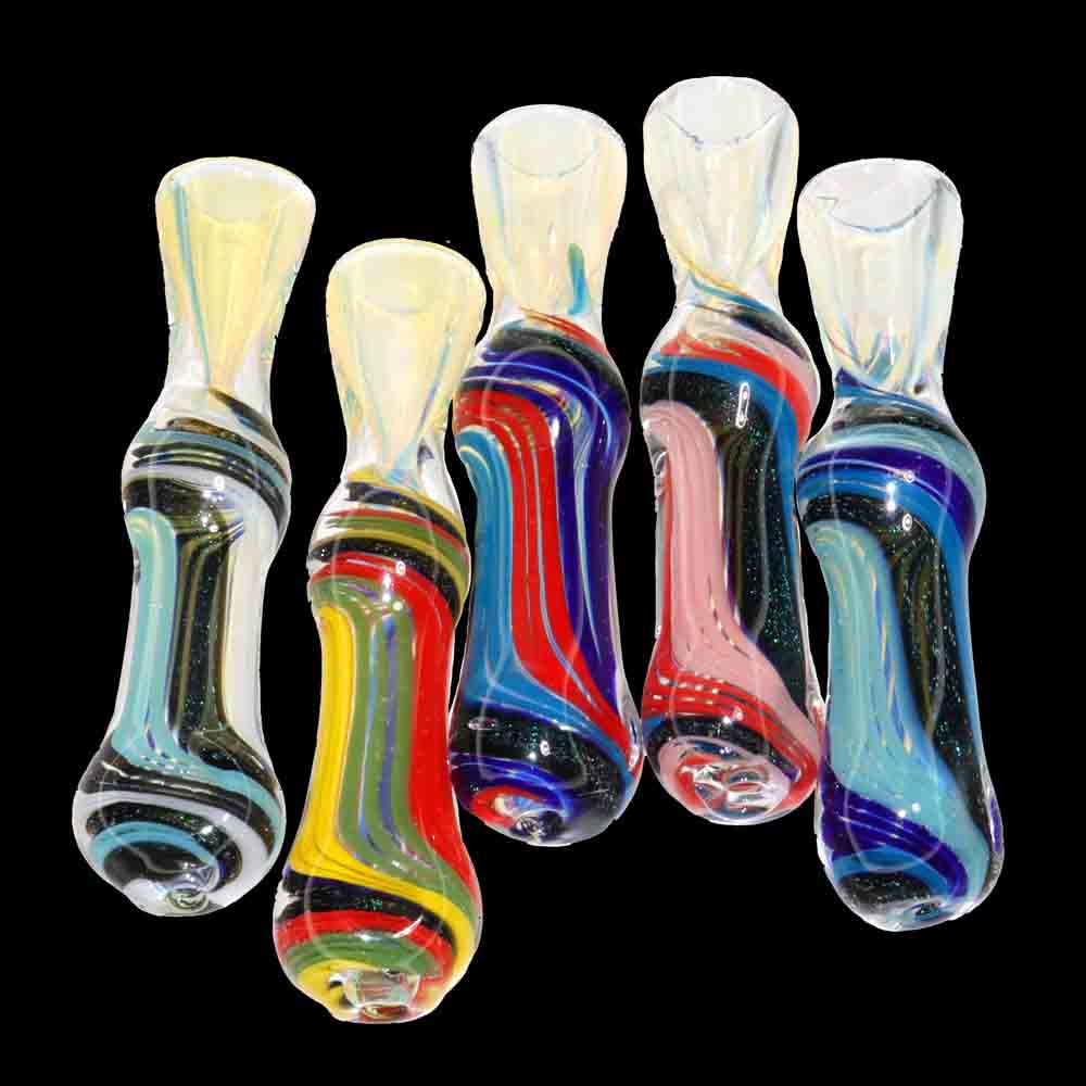 15 PCS - Nebula Flow Color Swirl Glass Hand Pipe Jar | High-Velocity Wholesale SKU