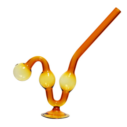 USA MADE Wholesale Oil Burner Water Dog with Base – Multicolor | Smoke Shop Supply