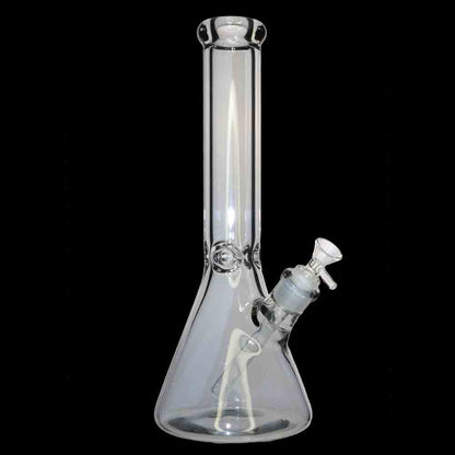14" Classic Beaker Glass Water Pipe | Thick Heavy Glass