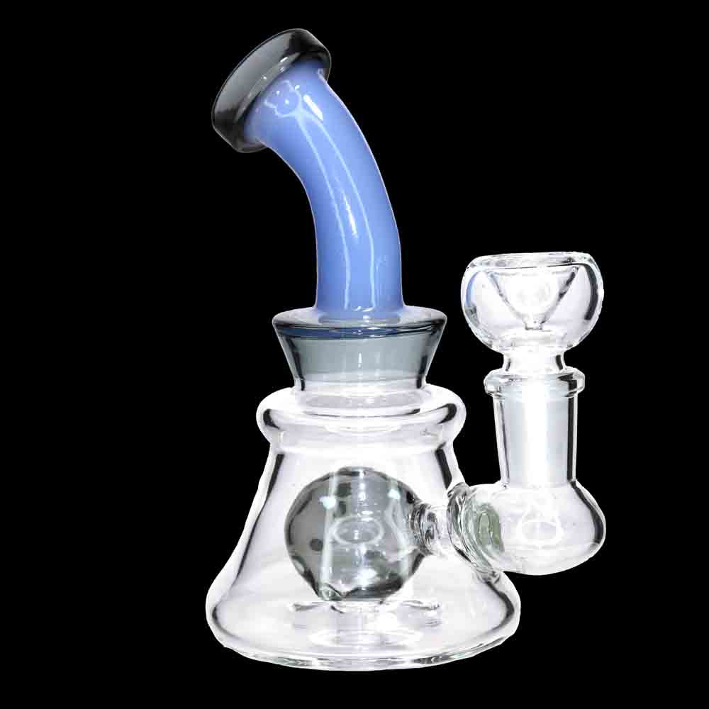 5” Mini Glass Bong – Compact and Colorful Water Pipe for Smoke Shops