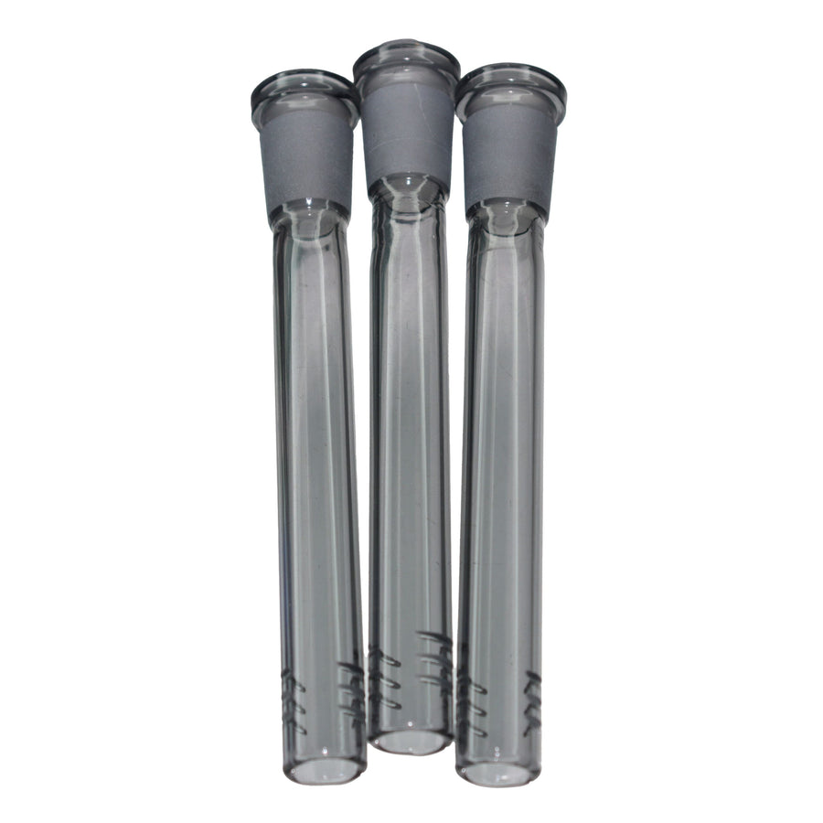 4.5 Inch Grey Glass Downstem