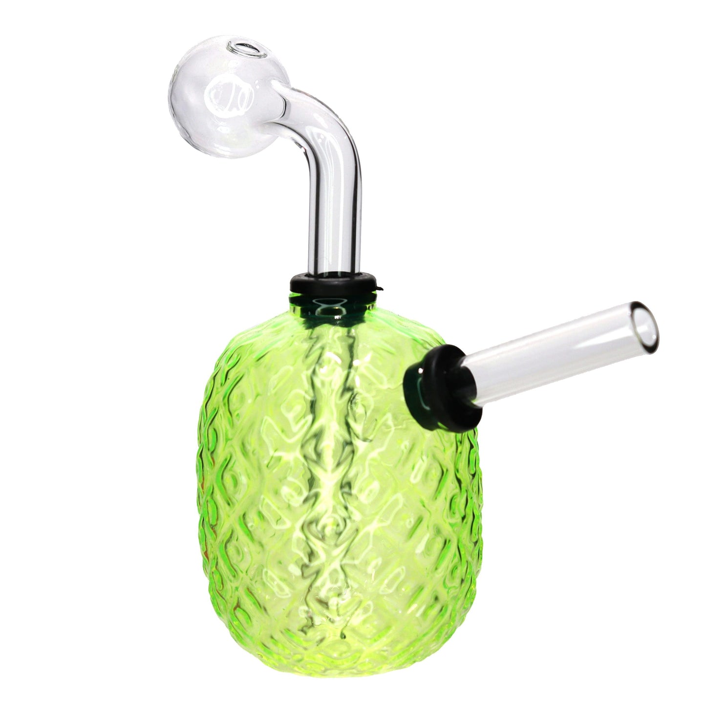 5 In - Multicolor Pineapple Glass Oil Burner
