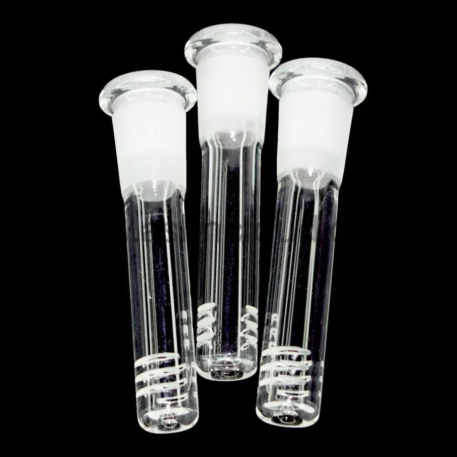 2.5 Inch Clear Glass Downstem