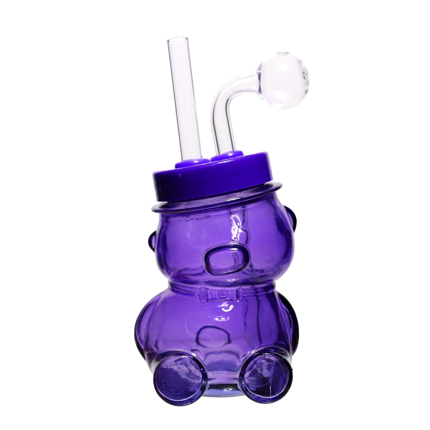 7 In - Multicolor Bear Glass Oil Burner