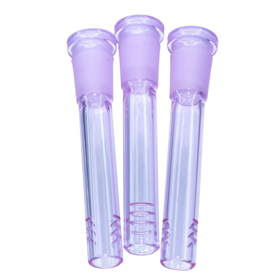 3 Inch Purple Glass Downstem