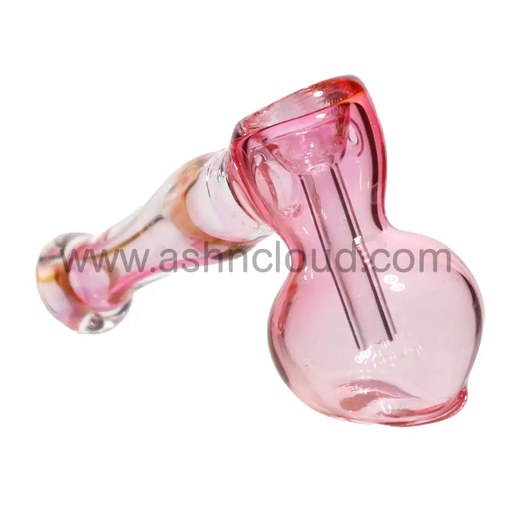 2 Inch Fumed Pink Mini Glass Hammer Pipe