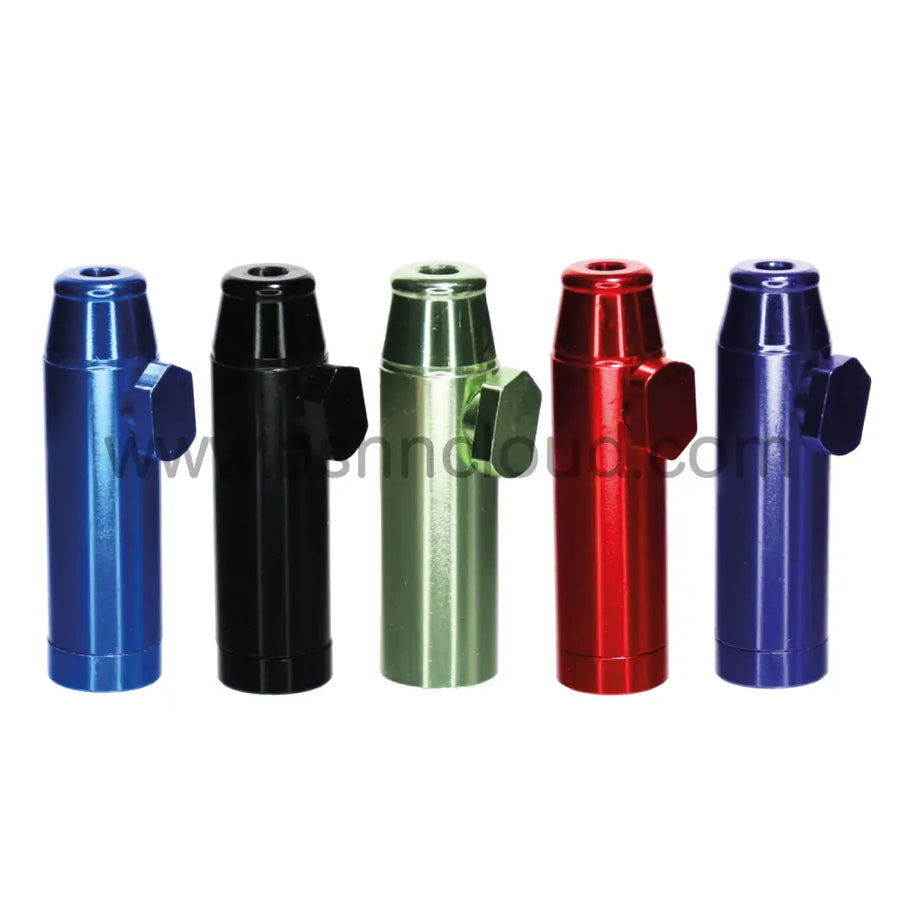 2 Inch Rocket-Shaped Metal Snuff Bullet Pipe