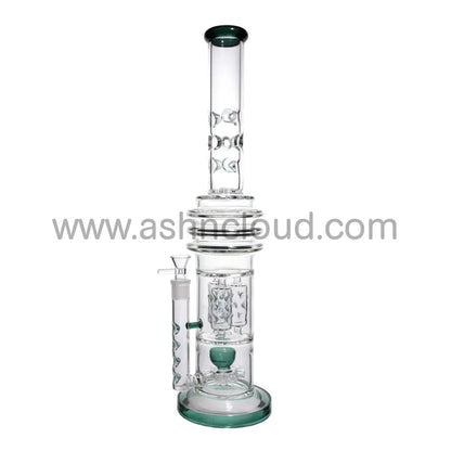 22 In - Big Exotic Honeycomb Perc Glass Bong