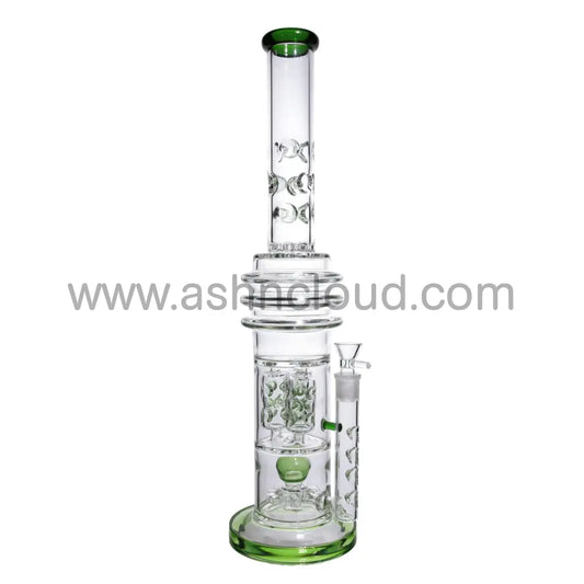 22 In - Big Exotic Honeycomb Perc Glass Bong