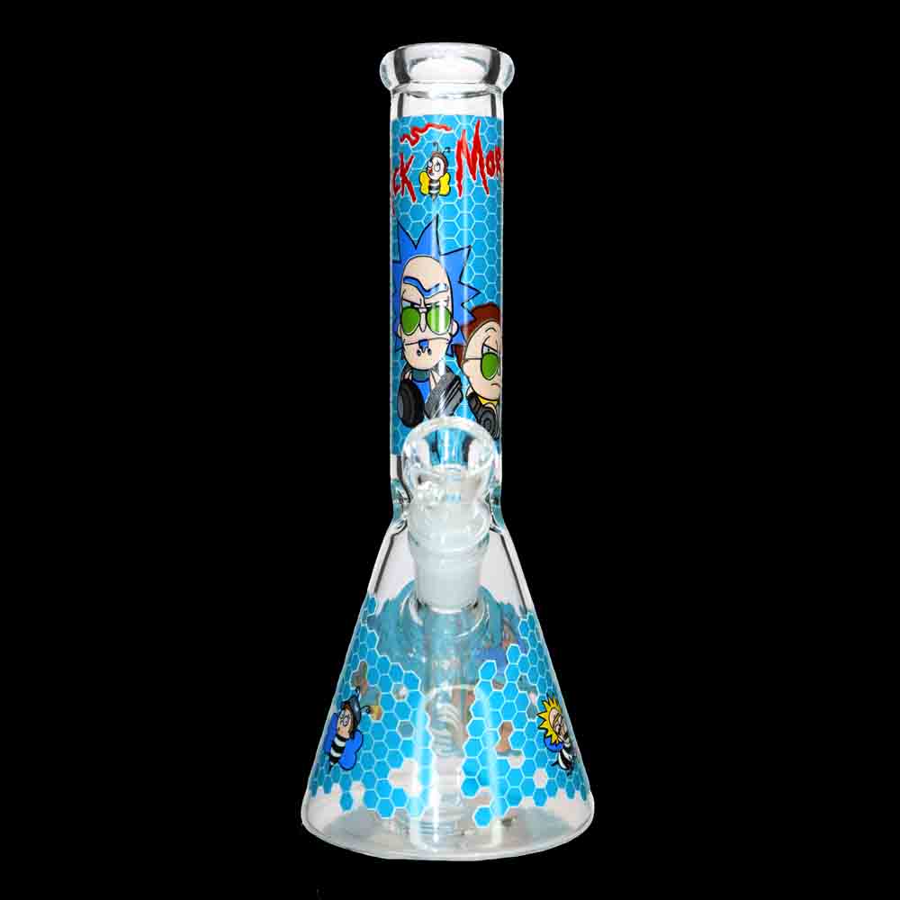 10” R & M Style Glass Beaker Bong – Best-Selling Water Pipe for Smoke Shops