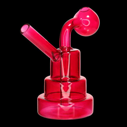 Stacked Neon Oil Burner Water Pipe – 5" | Assorted Bright Colors | Wholesale