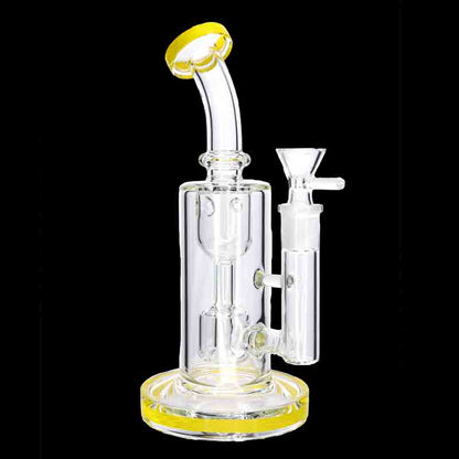 💎🔥 8” Percolator Bong – Compact Power w/ Smooth Filtration