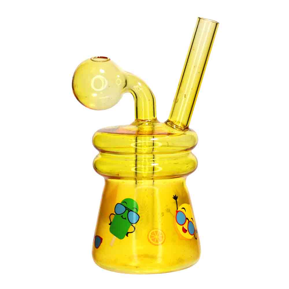 5" Cartoon Oil Burner Water Pipe – Assorted Colors & Designs | Wholesale