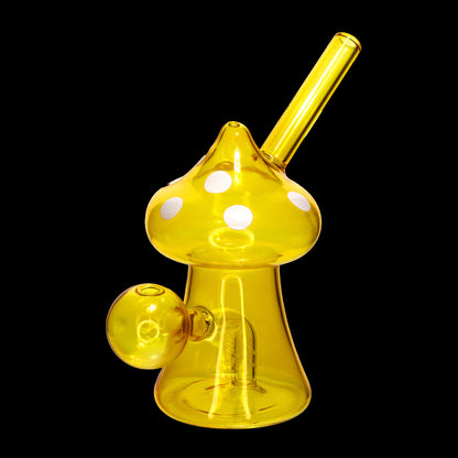 Mushroom-Shaped Glass Oil Burner Bubbler – Assorted Colors Wholesale