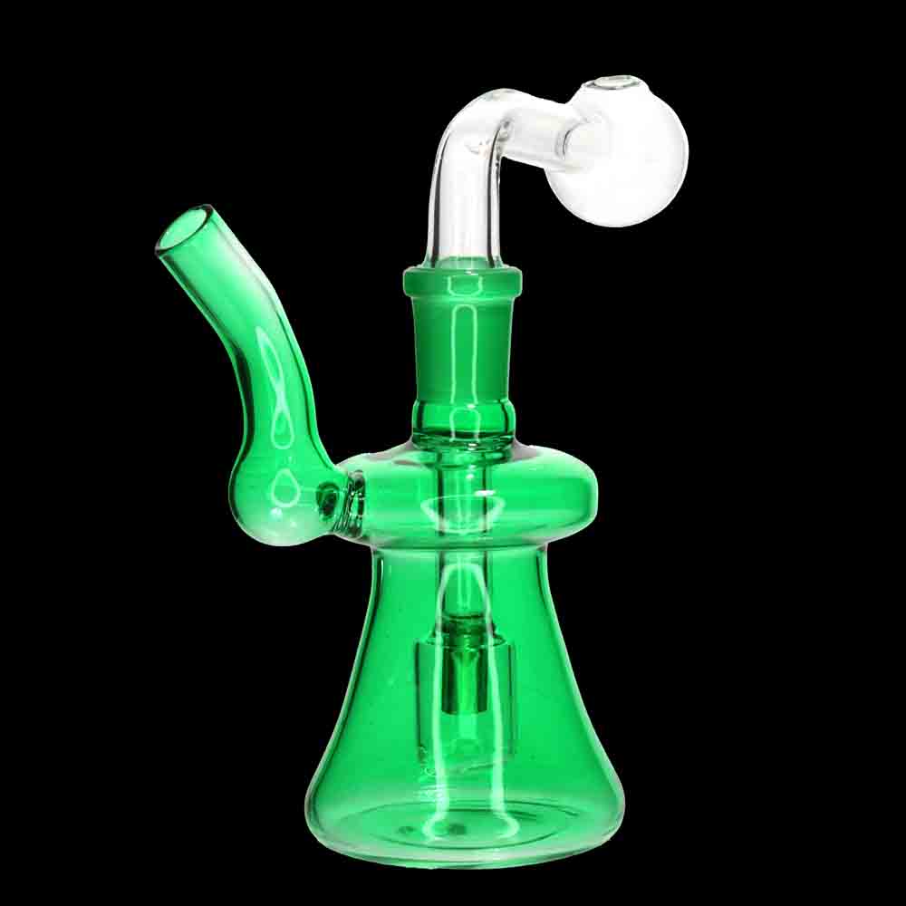 6" Oil Burner Water Pipe – Bell-Base Design | Assorted Colors | Wholesale