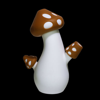 Mushroom-Shaped Silicone Water Pipe – Assorted Colors Wholesale