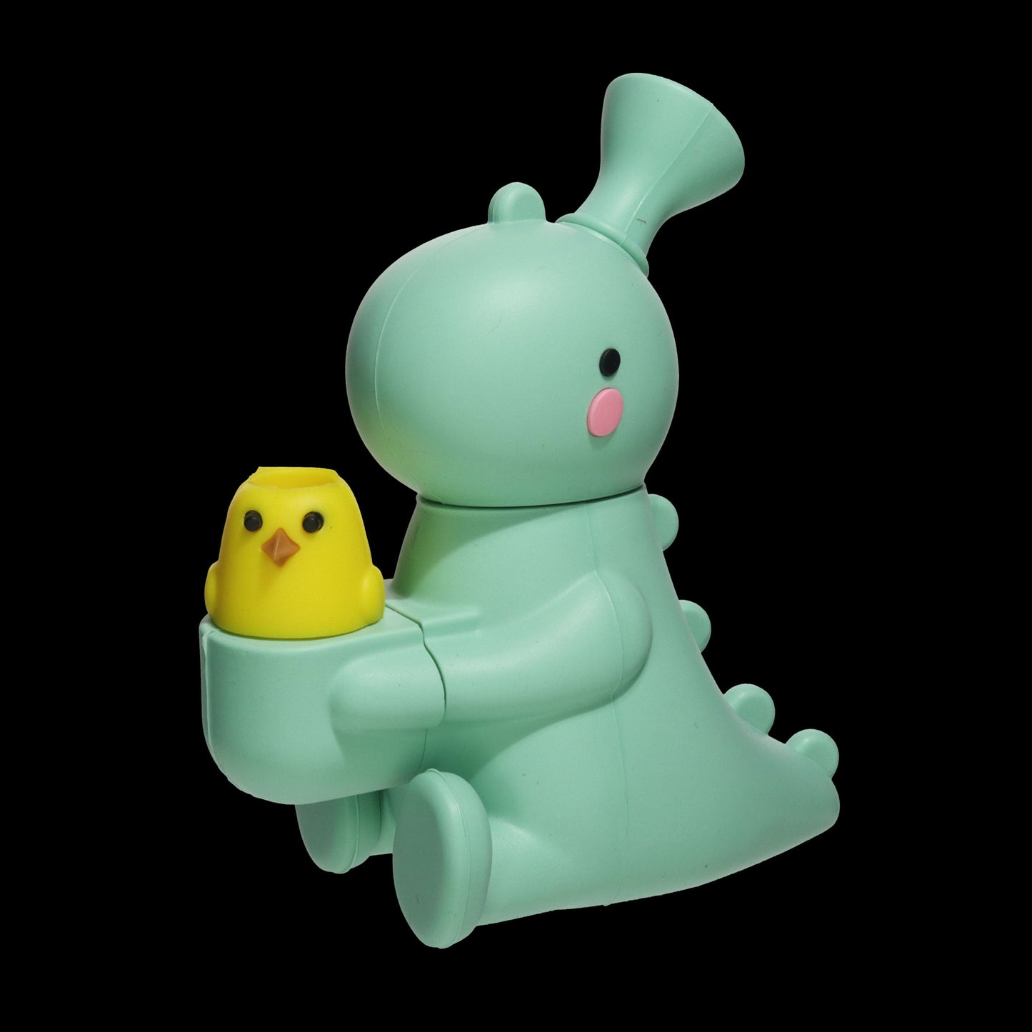 Dinosaur and Chick Silicone Hand Pipe – Assorted Colors Wholesale