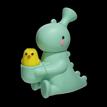 Dinosaur and Chick Silicone Hand Pipe – Assorted Colors Wholesale