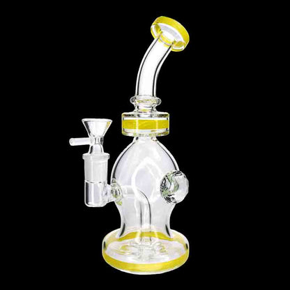💎🔥 9” Recycler Style Bong – Smooth Hits w/ Functional Design
