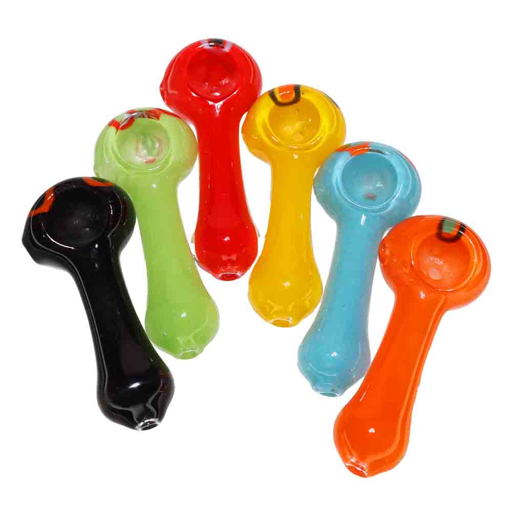 3.5 Inch Wholesale Glass Hand Pipe Spoon, Bulk