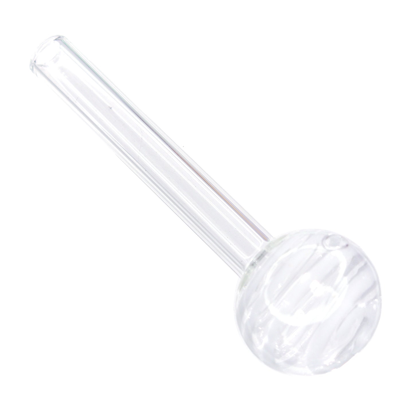 4 in - Multicolor Twisted Head Oil Burner Clear Body