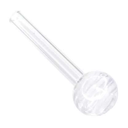4 in - Multicolor Twisted Head Oil Burner Clear Body