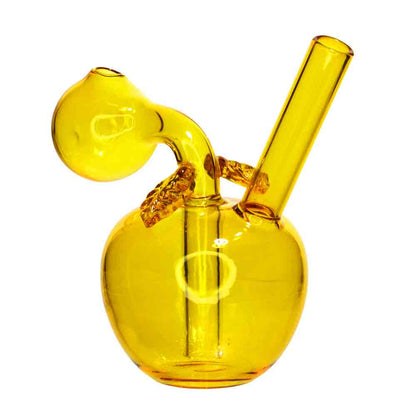5" Oil Burner Apple Water Pipe – Assorted Colors | Compact Bubbler Style | Wholesale