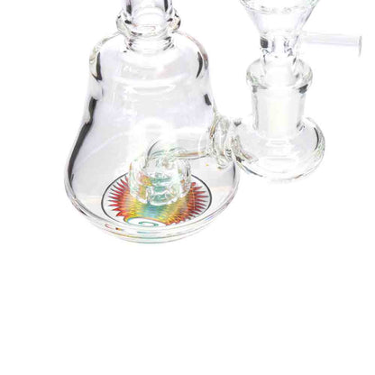 5" Mini Glass Bong with Color Mouthpiece & Perc – Wholesale Compact Water Pipe