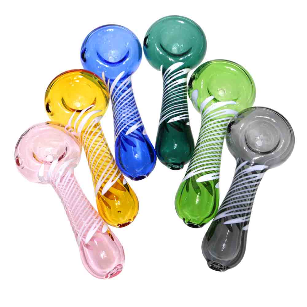 4 Inch Wholesale Glass Hand Pipe Spoon, Bulk
