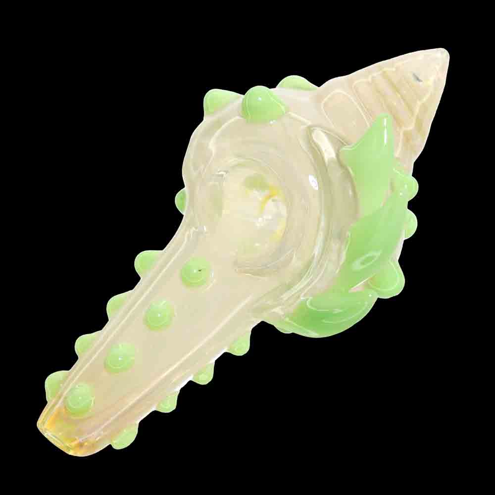 🐚 Sea Shell Spoon Pipe – 5 Inch | Textured Novelty Glass Hand Pipe