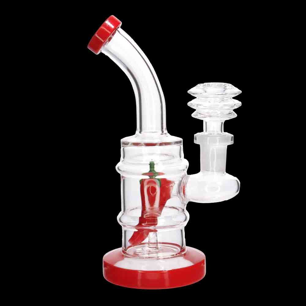 7" Recycler Rig with Chili Perc | Wholesale Bongs