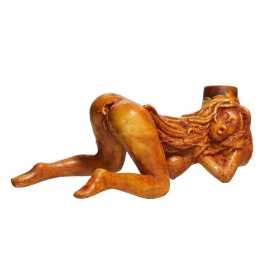 🗿 Classic Nude Figure Resin Hand Pipe – Artistic Novelty Smoking Pipe