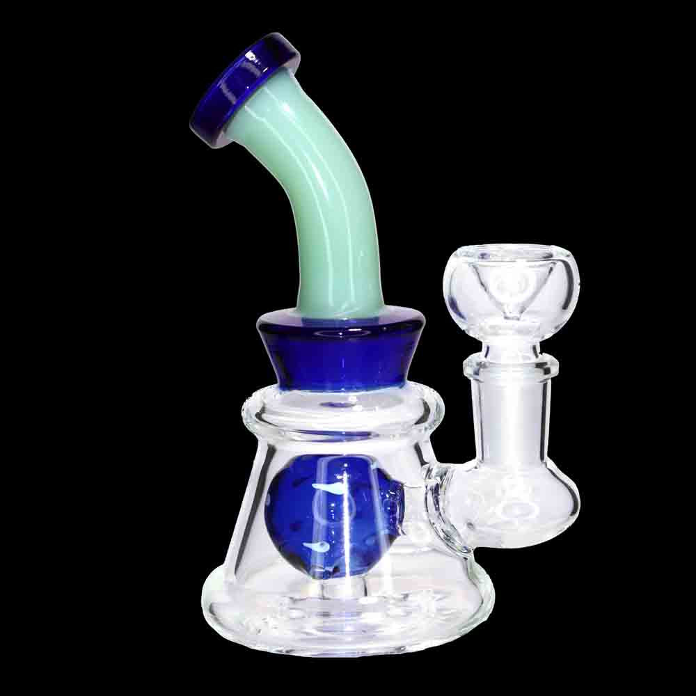 5” Mini Glass Bong – Compact and Colorful Water Pipe for Smoke Shops