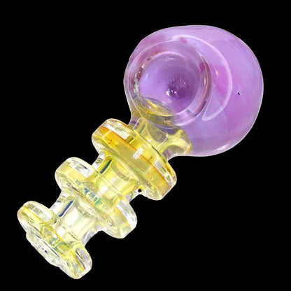 4.5" Color Bowl Glass Hand Pipe – Thick Stem Spoon Pipe