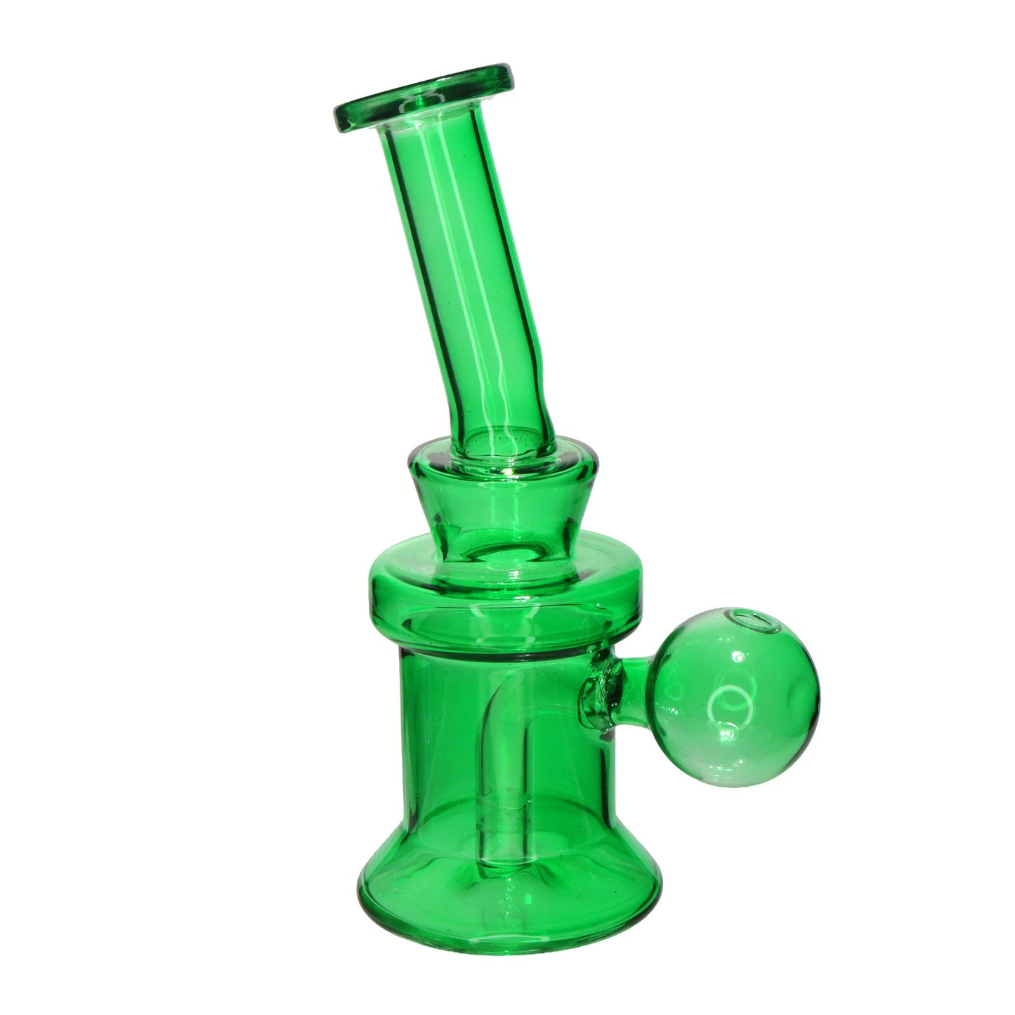 Bent-Neck Glass Oil Burner Bubbler – Assorted Neon Colors Wholesale